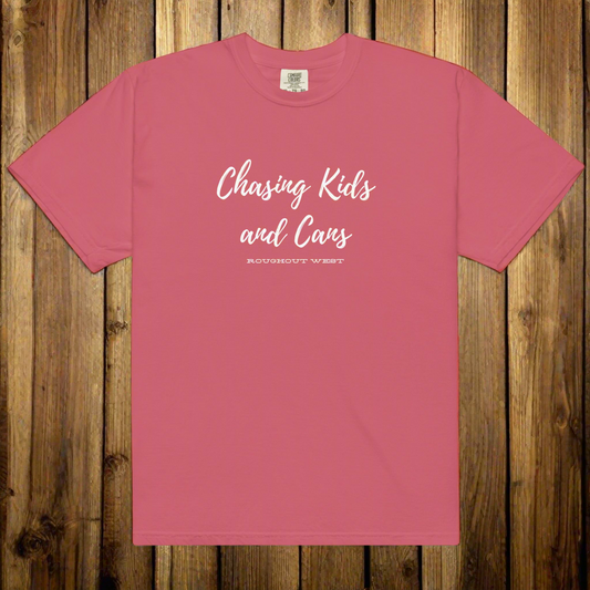 Chasing Kids and Cans | Tee