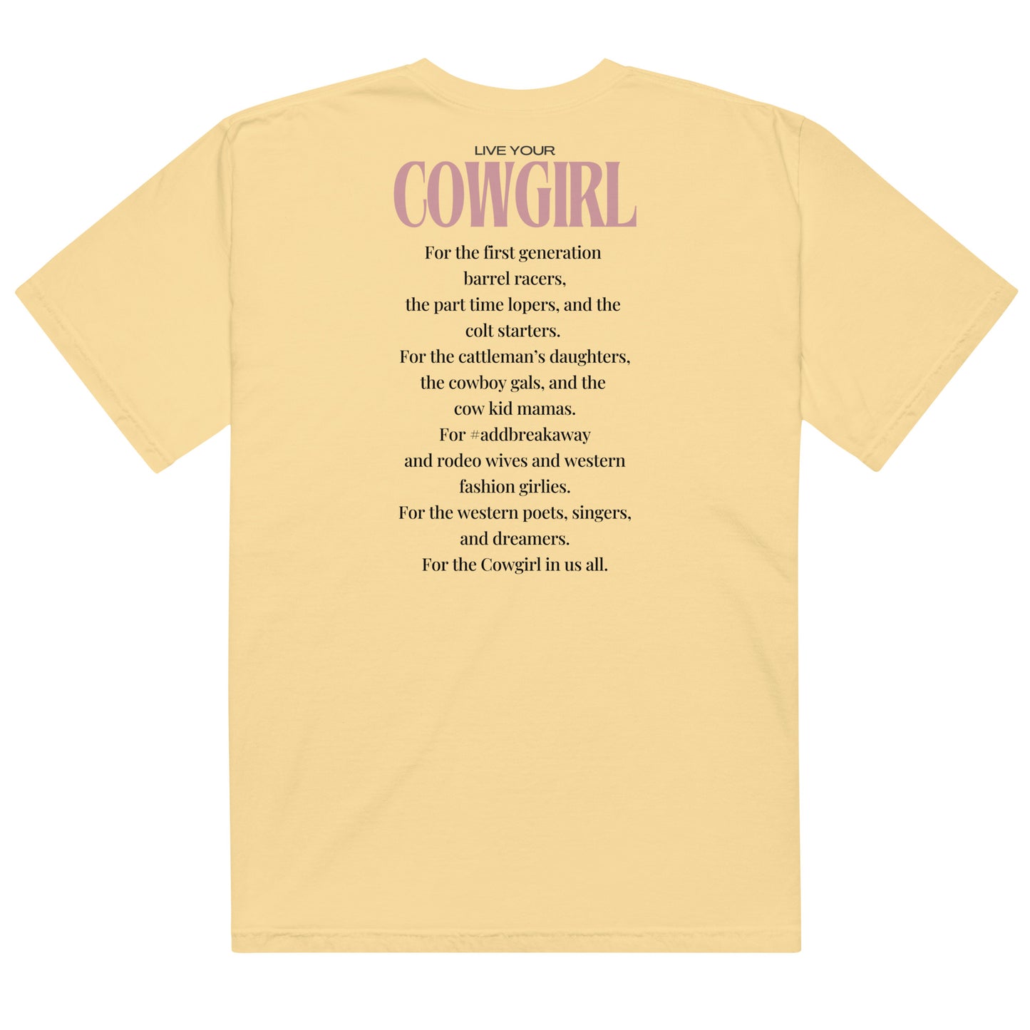 For the Cowgirl in Us All | Tee