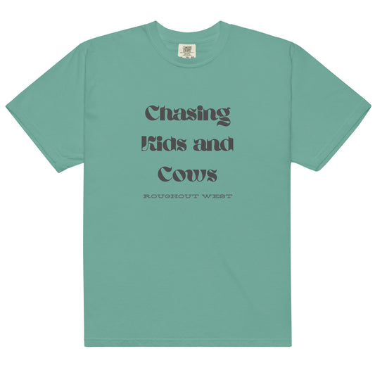 Chasing Kids and Cows | Tee